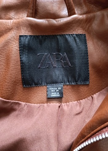 Zara zara deri ceket