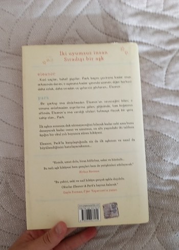 Beden Eleanor & Park - Rainbow Rowell