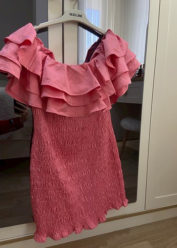 Pembe elbise - Görsel 4