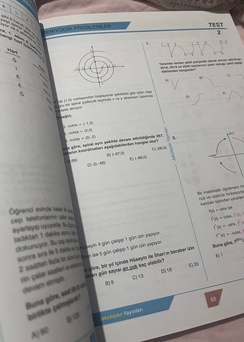 Matematik 1 Soru Bankası - Üniversite Hazırlık - Görsel 2