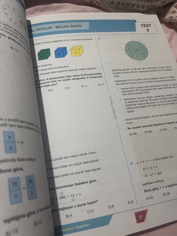 Matematik 1 Soru Bankası - Üniversite Hazırlık - Görsel 3