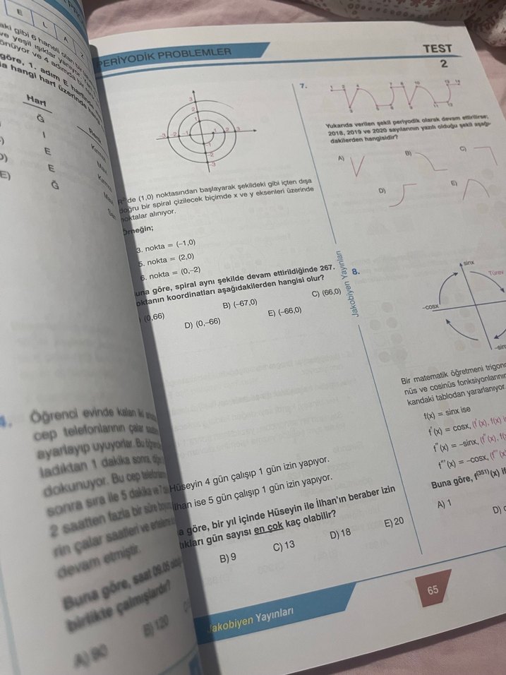 Matematik 1 Soru Bankası - Üniversite Hazırlık - Görsel 2