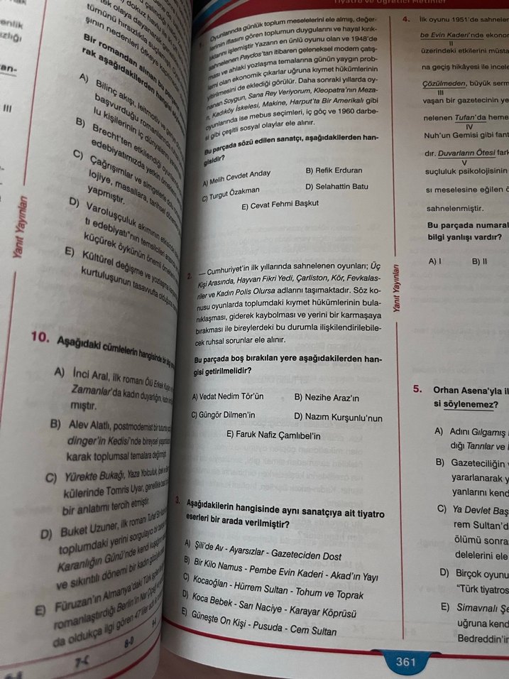AYT Edebiyat Baştan Sona Çek-Kopar Kitap - Görsel 3