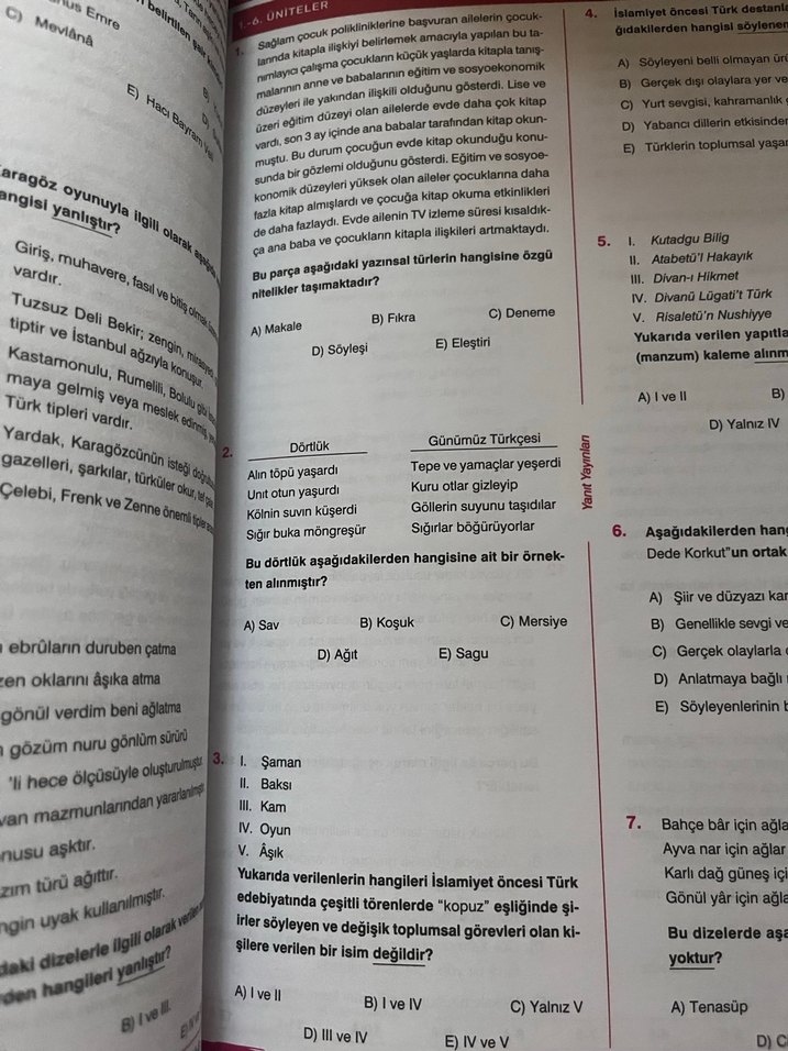 AYT Edebiyat Baştan Sona Çek-Kopar Kitap - Görsel 2