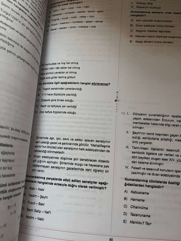 20x24 AYT Türk Dili ve Edebiyatı Denemeleri Kitabı - Görsel 2