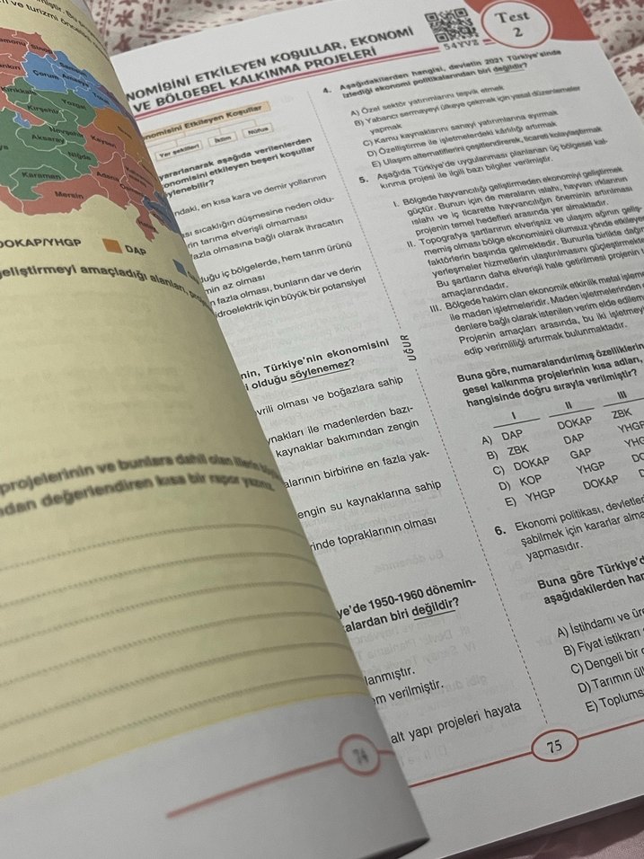 Uğur Kurs AYT Coğrafya Çalışma Fasikülü - Görsel 2