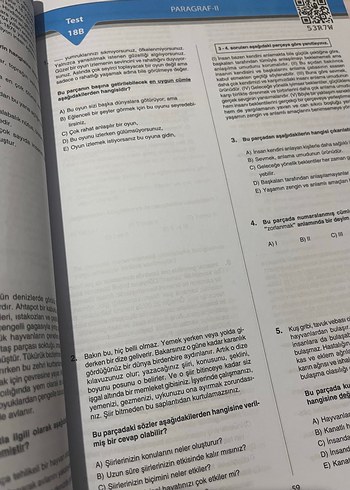 Mezun TYT-AYT Türkçe Soru Bankası - Görsel 3