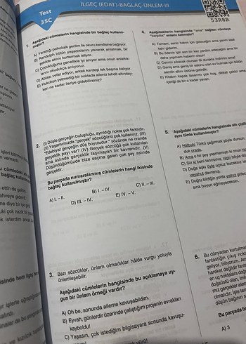 Mezun TYT-AYT Türkçe Soru Bankası - Görsel 2