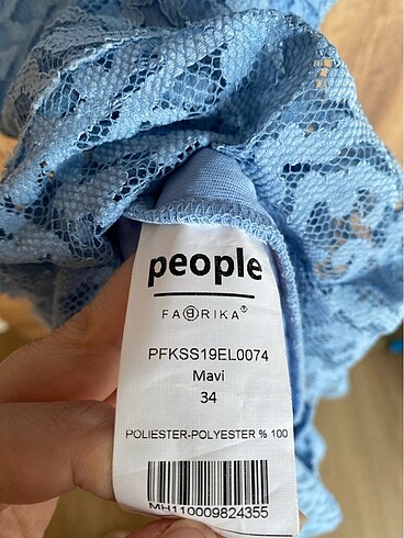 Mavi Söz Elbisesi - Görsel 5