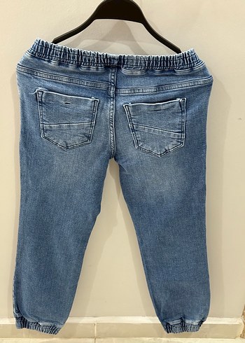 Diğer Kadın Mavi Bol Kesim Denim Pantolon
