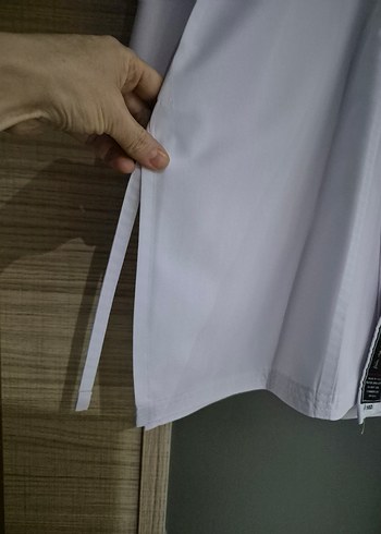 Beyaz Geleneksel Karate Kıyafeti (GI) kız erkek spor geyim - Görsel 4