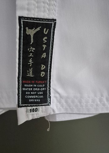 Beyaz Geleneksel Karate Kıyafeti (GI) kız erkek spor geyim - Görsel 7