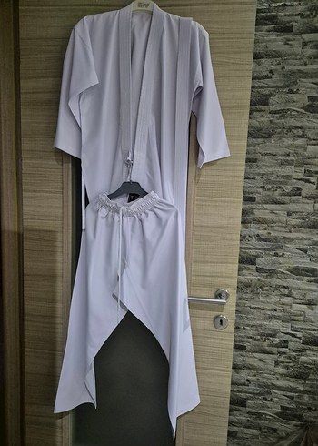 Beyaz Geleneksel Karate Kıyafeti (GI) kız erkek spor geyim - Görsel 2