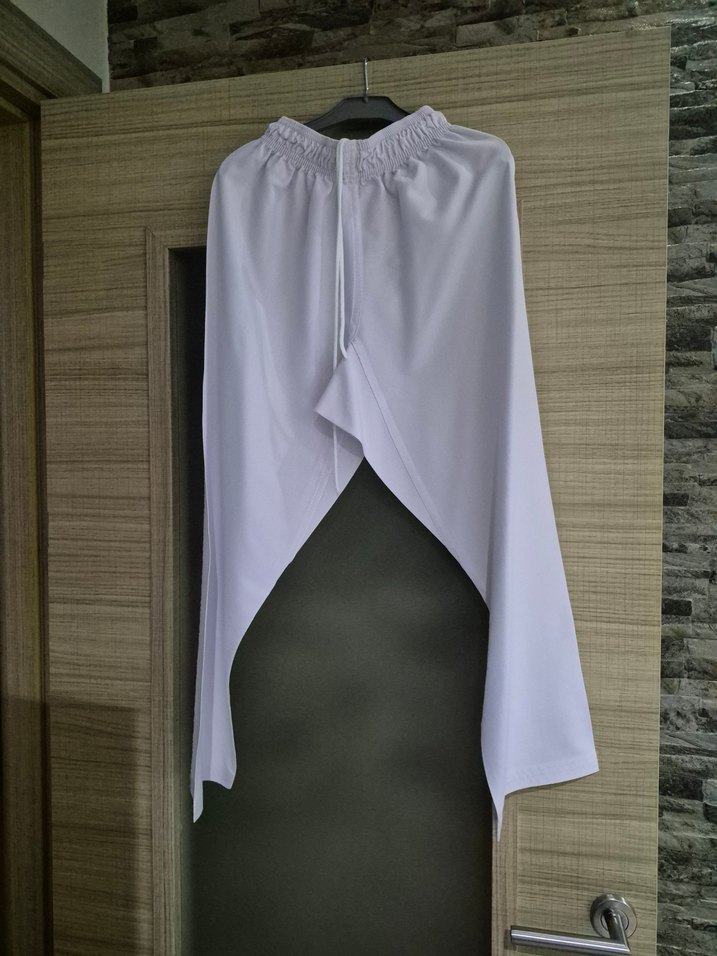 Beyaz Geleneksel Karate Kıyafeti (GI) kız erkek spor geyim - Görsel 5