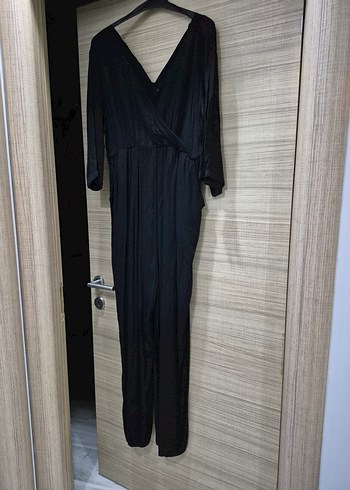 Siyah Uzun Kollu Hamile Tulum - Görsel 9