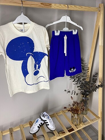 4 Yaş Beden mavi Renk Mickey Takım