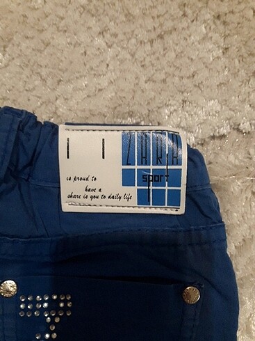 24-36 Ay Beden mavi Renk Kiz cocuk pantolon