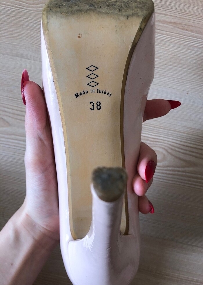 Pudra Platform Topuklu Ayakkabı - Görsel 2