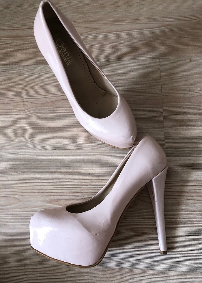Pudra Platform Topuklu Ayakkabı - Görsel 3