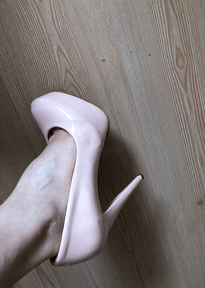 Pudra Platform Topuklu Ayakkabı - Görsel 5