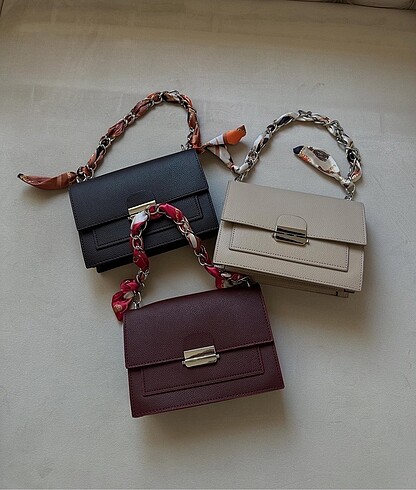 Stylebag fularlı kadın kol çantası
