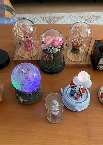 Renkli Pembe Figürinler ve Dekoratif Objeler - Görsel 2