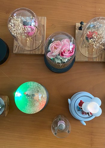 Renkli Pembe Figürinler ve Dekoratif Objeler - Görsel 4