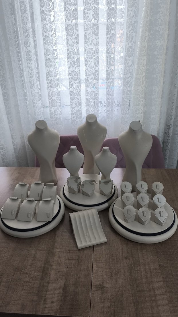 Dantel Detaylı Beyaz Kadın Takı Seti - Görsel 2