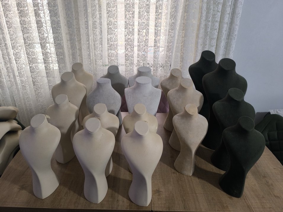 Beyaz Dekoratif Büst Figürleri - Görsel 3