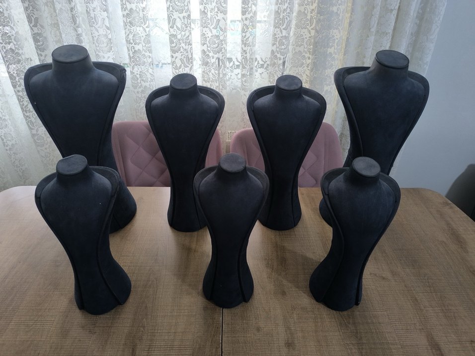 Beyaz Dekoratif Büst Figürleri - Görsel 2