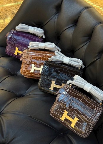 Kahverengi Yılan Derisi Desenli Kadın Kemer Tokası - Görsel 8