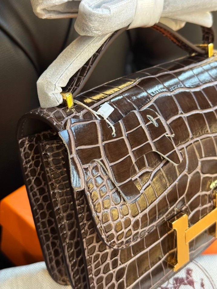 Kahverengi Yılan Derisi Desenli Kadın Kemer Tokası - Görsel 5