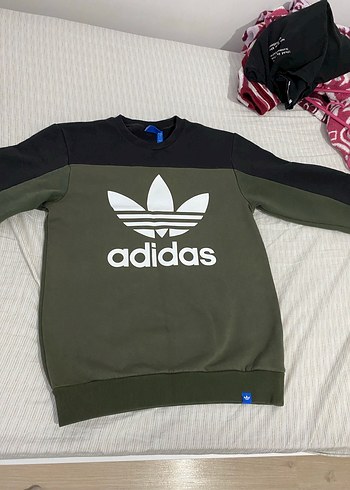 s Beden Adidas Erkek Haki Siyah Sweatshirt