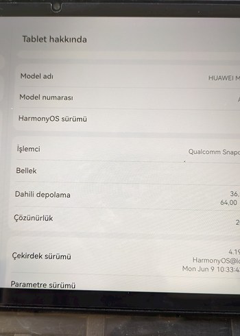 TEMİZ KUTULU KILIFLI HUAWEİ MATEPAD SE/4GB RAM/64GB BELLEK - Görsel 7