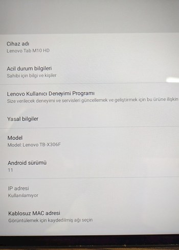 TEMİZ LENOVO TAB M10 HD/4GB RAM/64GB DEPOLAMA/BATARYA İYİ/KUTULU - Görsel 7