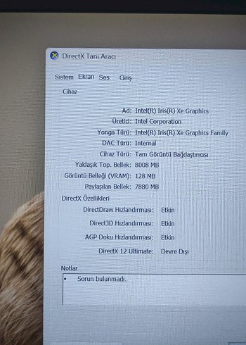 TEMİZ-SORUNSUZ DELL LATİTUDE 5420/İ5 11.NES/16GB/256GB M2 SSD - Görsel 9