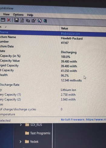 TERTEMİZ HP 15/ İ5 11.NESİL/8GB DDR4/256GB M2 SSD/BAT. ÇOK İYİ - Görsel 11