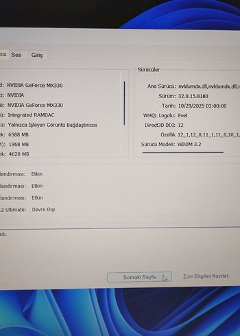 TEMİZ|KUTULU ACER EXTENSA/İ5 10.NES/12GB DDR4/512GB M2/2GB MX330 - Görsel 8