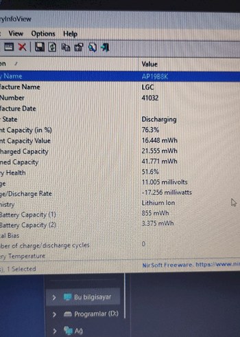 TEMİZ|KUTULU ACER EXTENSA/İ5 10.NES/12GB DDR4/512GB M2/2GB MX330 - Görsel 10
