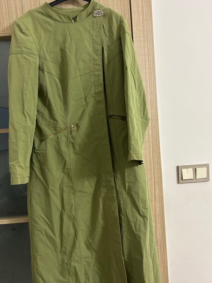 Nakış Detaylı Haki Bebek Çantası - Görsel 2