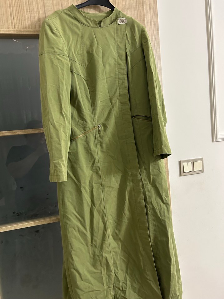 Nakış Detaylı Haki Bebek Çantası - Görsel 3