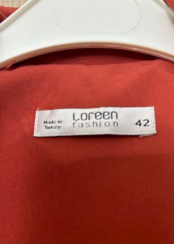 Kiremit Uzun Kadın Trençkot - Görsel 6