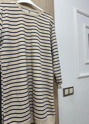 Bej Çizgili Uzun Kollu Tişörtü - Görsel 3