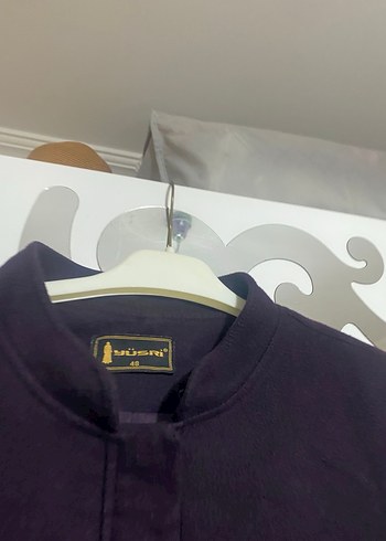 Mor Süet Kadın Uzun Kaban - Görsel 2