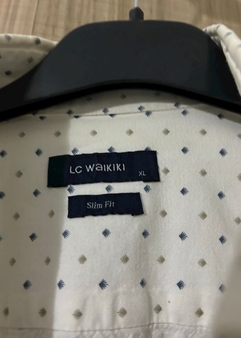 Erkek Beyaz Puantiyeli Pamuk Gömlek - Görsel 5