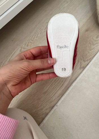 Kız Çocuk Kırmızı Rugan Babet Ayakkabı - Görsel 2