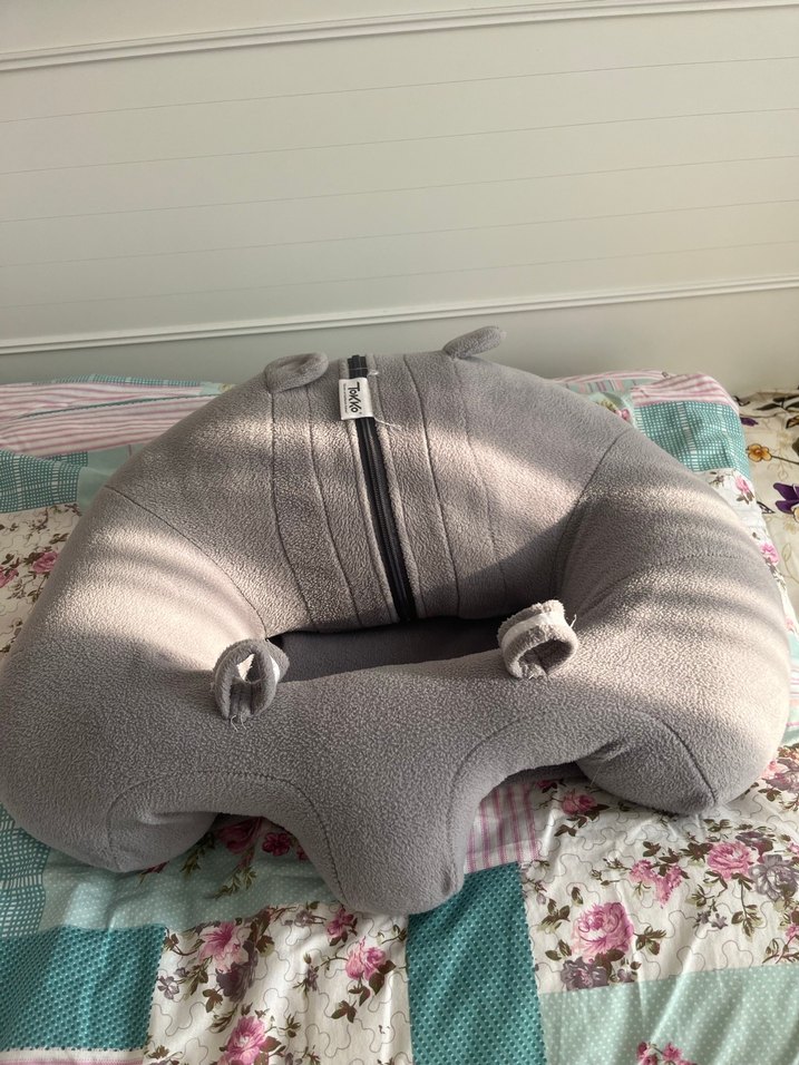 Gri Emzirme ve Hamilelik Destek Yastığı - Görsel 2