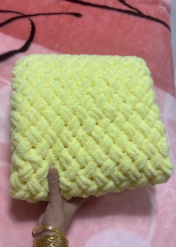 Örgü alize puffy Çocuk Battaniyesi - Görsel 6