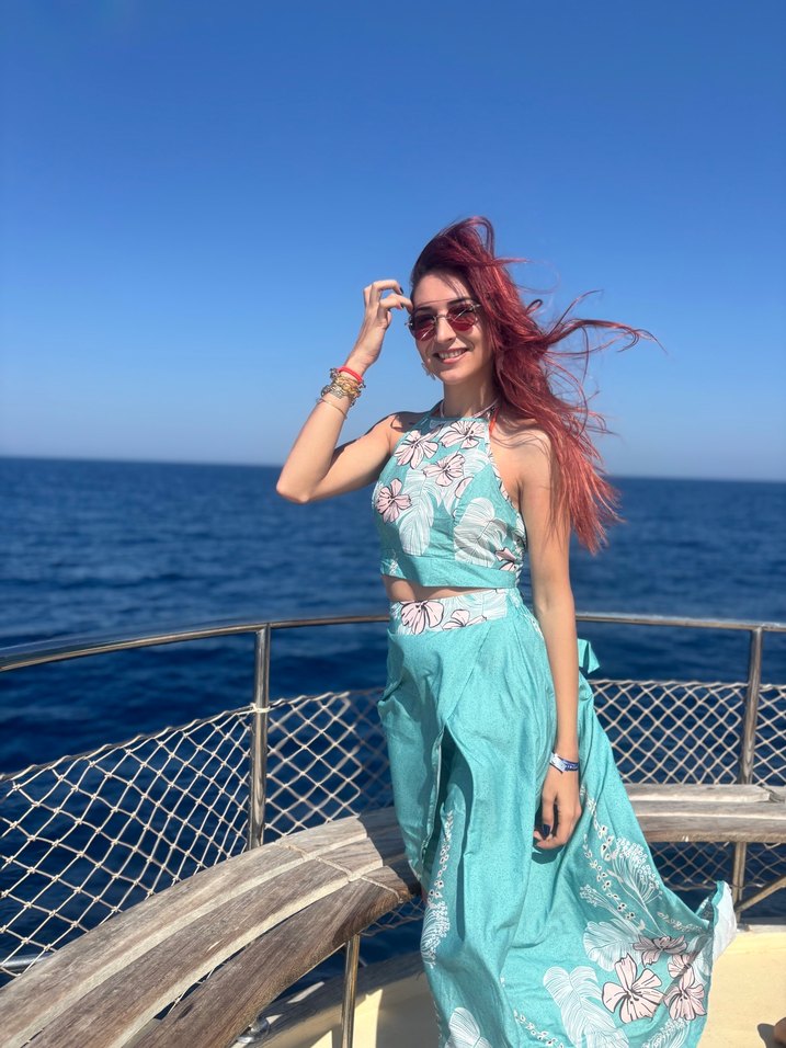 Turkuaz Bohem ikili takım - Görsel 2