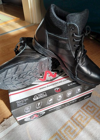 Siyah Bağcıklı Biker Erkek Bot - Görsel 5